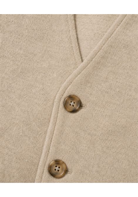 Cardigan con scollo a V U+E' BY MISS GRANT | UEM0937BEIGE